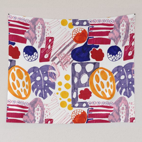 Item preview, Creative colorful abstraction. Children's drawings designed and sold by NatalliaNovik.