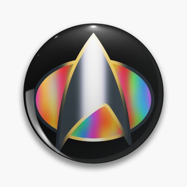 Item preview, Science Fiction TV Show Pride Rainbow Badge Insignia designed and sold by orionlodubyal.