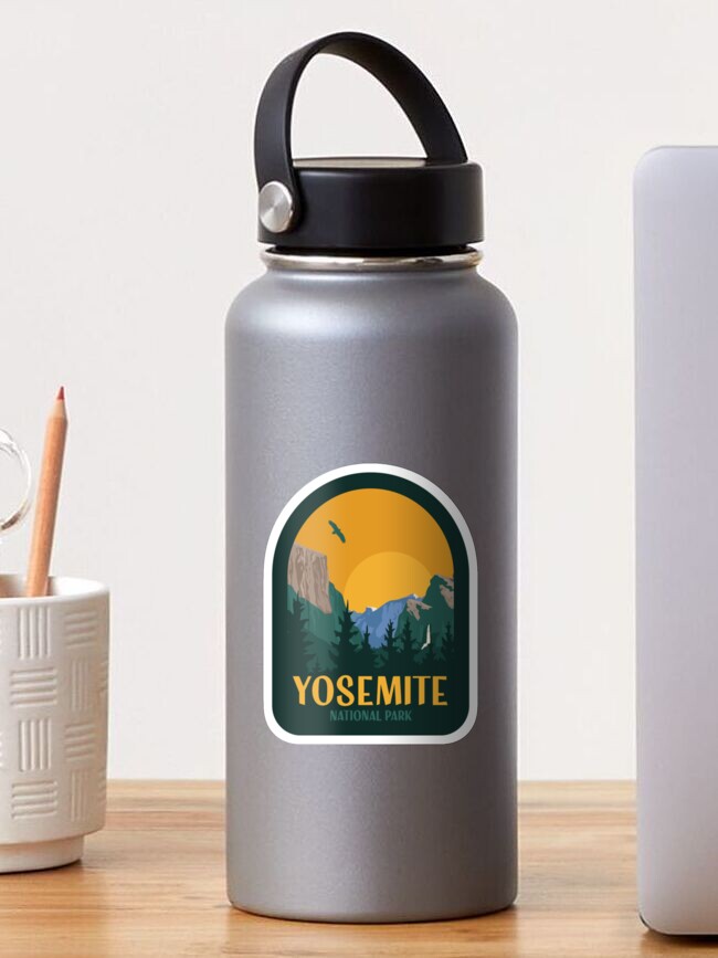 Thumbnail 1 of 3, Sticker, Yosemite National Park Vintage Patch designed and sold by CampsiteApparel.