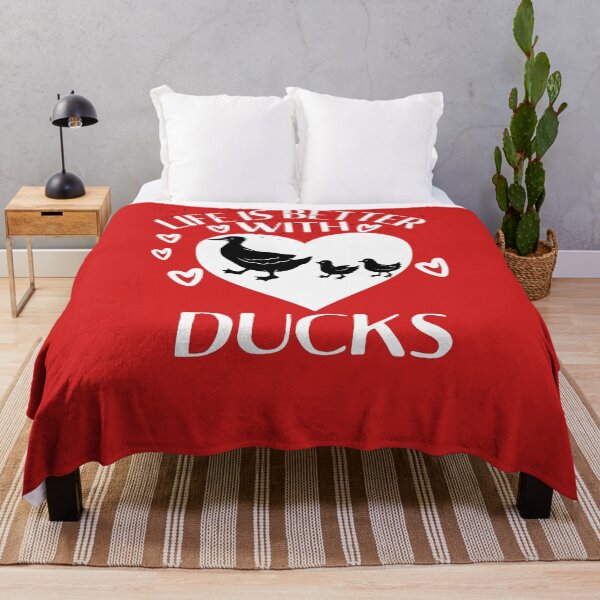 Item preview, Life Is Better With A Duck Funny Vintage With Positive Good Vibe Quote Perfect Gift designed and sold by arteesy.