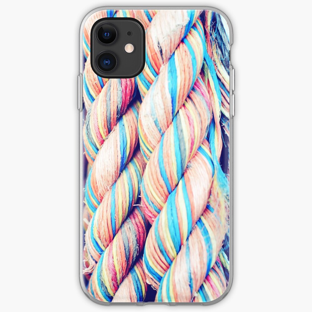 "Rainbow Ropes" iPhone Case & Cover by beththompsonart Redbubble