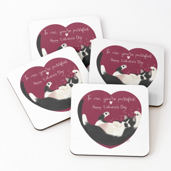 Item preview, Purrfect Cat Valentine 1 designed and sold by HachiMitsuArt.