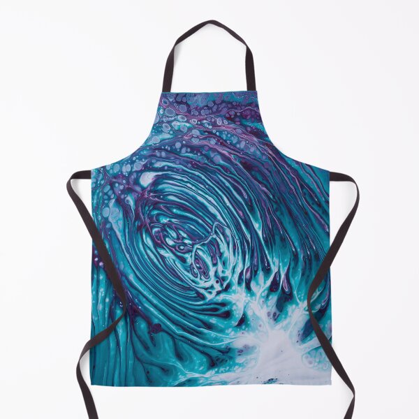 Item preview, Double Acrylic Ring Art 2 with super bright teals and purples. designed and sold by KinsleyCole.