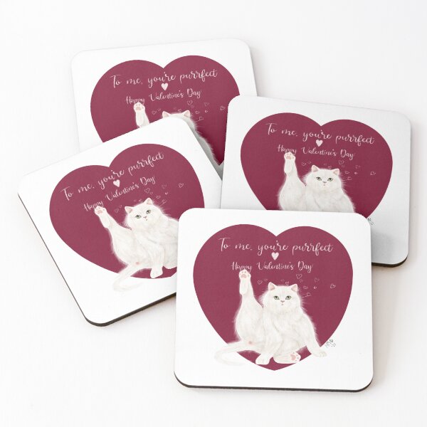 Item preview, Purrfect Cat Valentine 2 designed and sold by HachiMitsuArt.