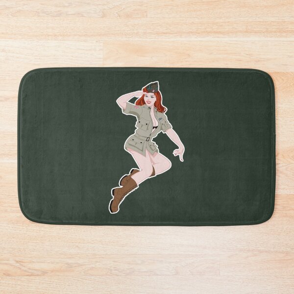 Item preview, WWII Airborne Paratrooper Pinup Cartoon. designed and sold by baggss.