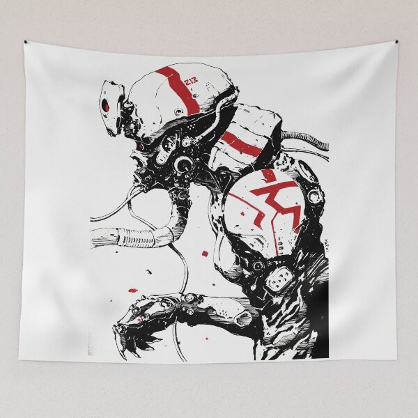 Item preview, Cyberpunk Cyborg Soldier Futuristic Urban Style designed and sold by OWLvision33.