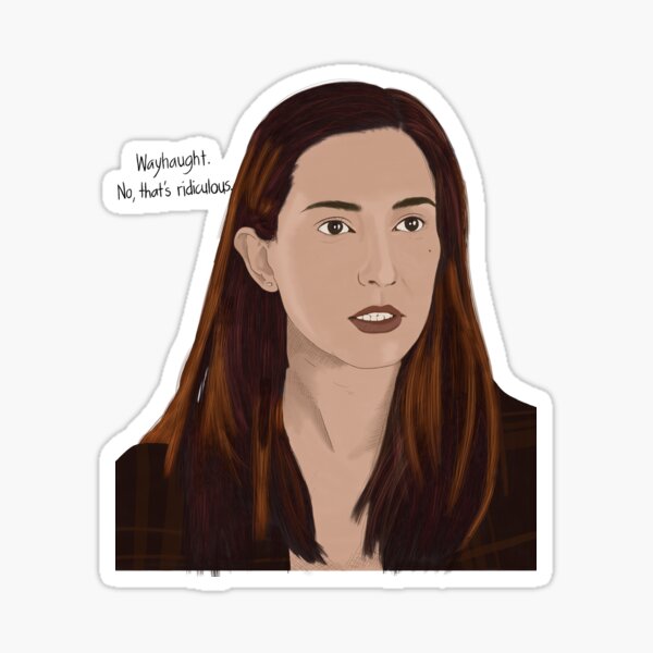 Nicole Haught Wayhaught Sticker
