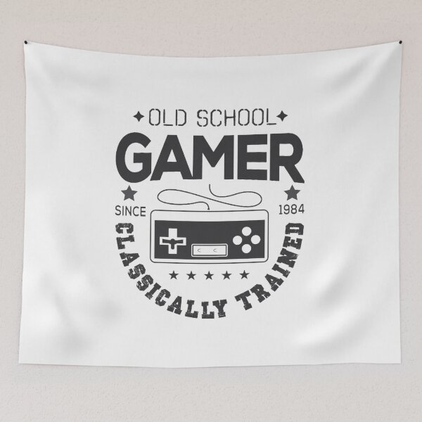 Item preview, Old School Gamer | Classically Trained Since 1984  designed and sold by KarolinaPaz.