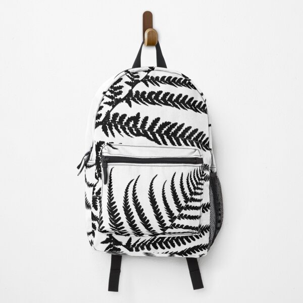 Item preview, Black and White Plant Artwork, Fern Leaves Pattern designed and sold by badlydrawnbabe.