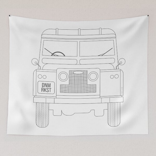 Item preview, Classic Off-Road Vehicle (Based on C. B. Strike TV Series) - Outline designed and sold by wxnw-designs.