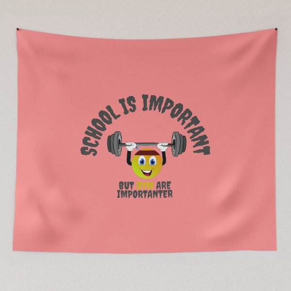 Item preview, School Is Important But Gym Are Importanter  designed and sold by Tawfiktyson.