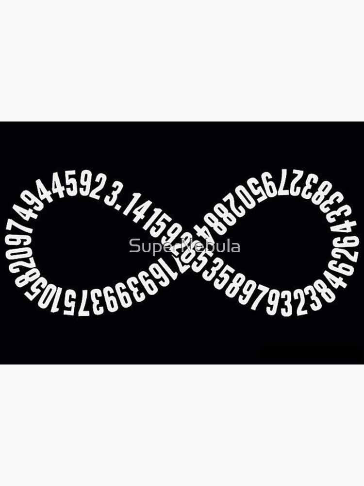 "Pi Infinity " Sticker by SuperNebula | Redbubble