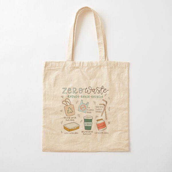 Reduce Reuse Recycle Bag Reusable Bag Canvas Tote Bag -  Hong Kong