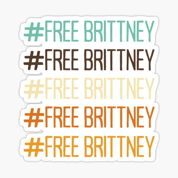 Buy Black Britney Spears I Still Billieve Circle Stickers Online