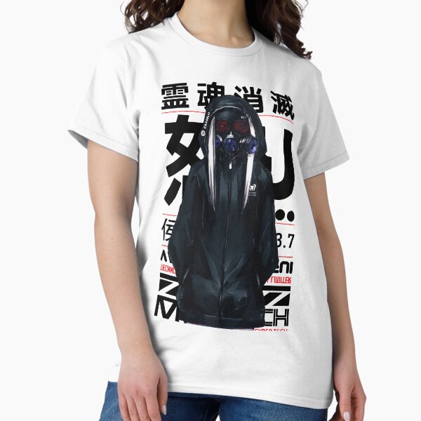 Artikel-Vorschau von Cyberpunk Vaporwave Girl Urban Futuristischer Stil, designt und verkauft von OWLvision33.