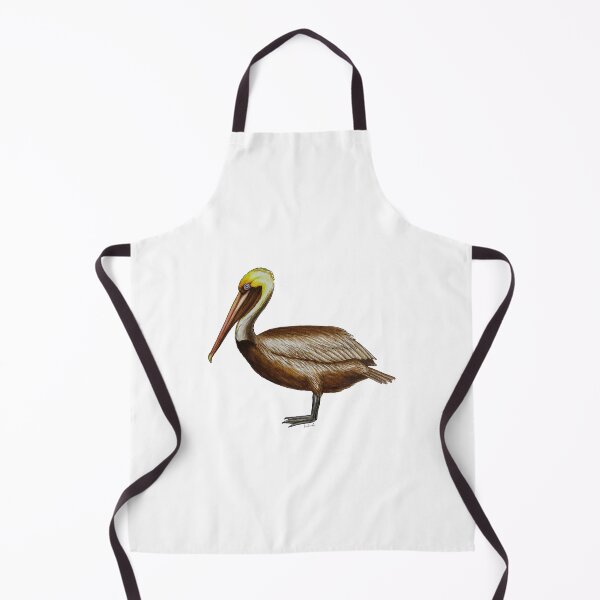 Item preview, Brown Pelican - Original Watercolor Bird Art designed and sold by linbirds.