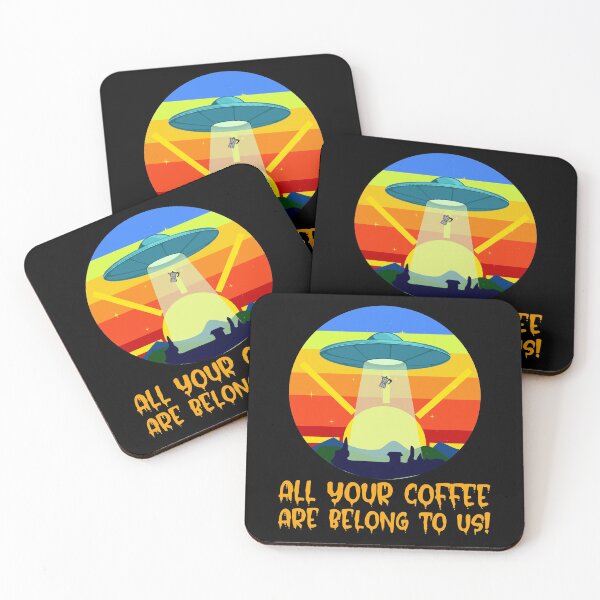 Artikelvorschau, All Ihr Kaffee gehört uns! - Entführung durch Außerirdische entworfen und verkauft von alancrapopod.