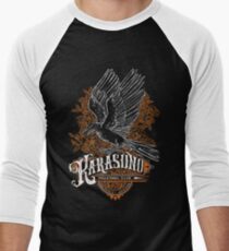 Haikyuu Team Types: Karasuno Black Men's Baseball ¾ T-Shirt