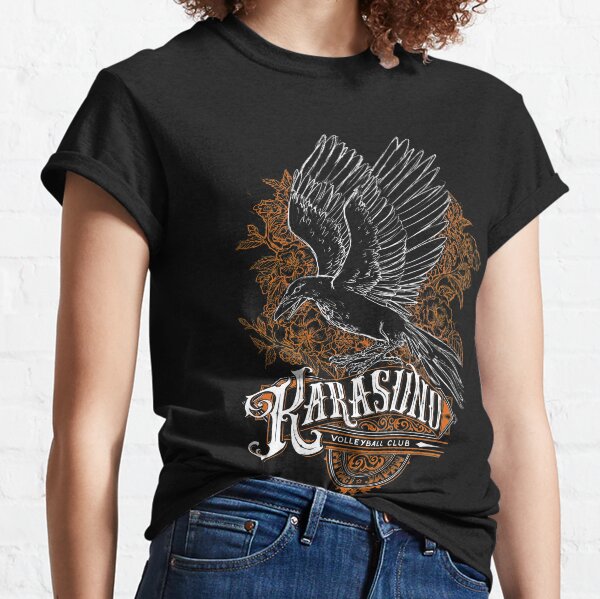 Types d'équipes Haikyuu: Karasuno Black T-shirt classique