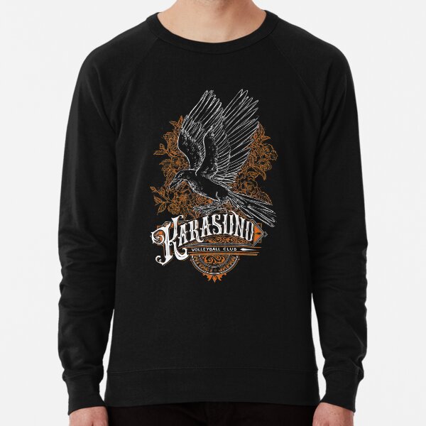 Haikyuu Team Types: Karasuno Black Lightweight Sweatshirt