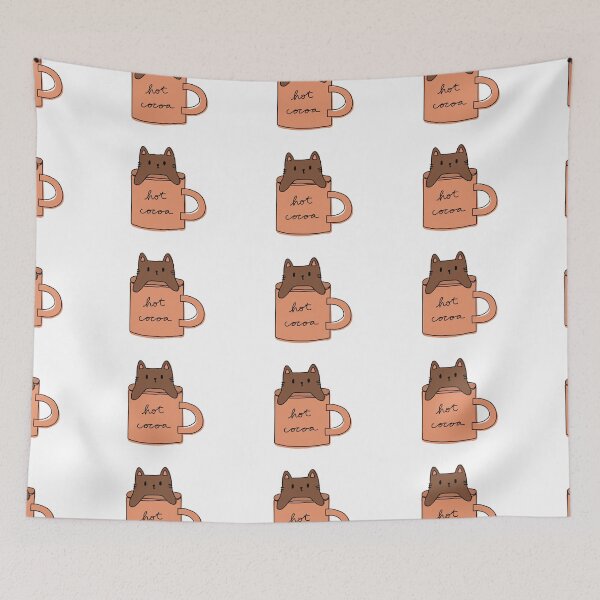 Item preview, Cat in Hot Cocoa Mug designed and sold by laladoodles.