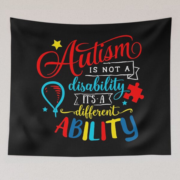 Item preview, Autsim is not a Disability It's a different ability- Autism awareness designed and sold by shivani21061993.