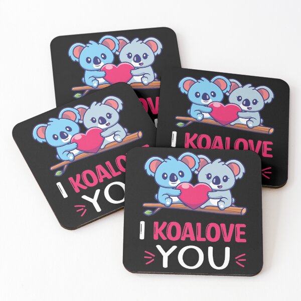 Item preview, I Koalove You Funny Valentine's Day Saying - Cute Koala Couples Valentine's Day Gift designed and sold by Run to Creations.
