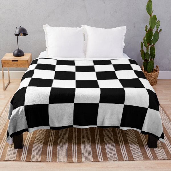Item preview, Classy Black and White Checkered Square Pattern designed and sold by ZANGRAM.