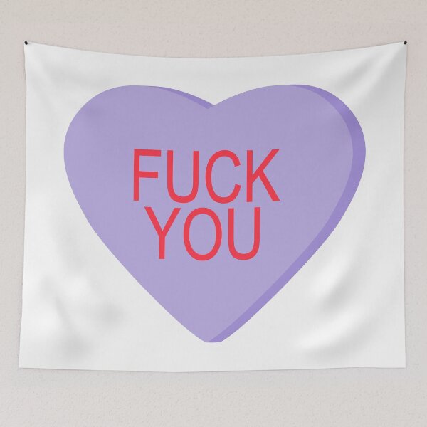 Item preview, Candy Heart - Fuck You designed and sold by ajoymoon.