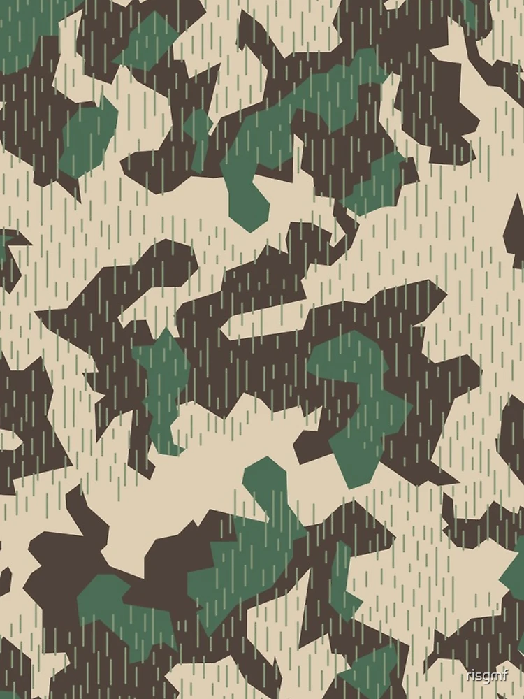 Thumbnail 4 of 4, iPhone Case, Splinter camouflage pattern designed and sold by risgmf.