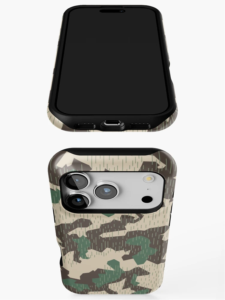 Thumbnail 3 of 4, iPhone Case, Splinter camouflage pattern designed and sold by risgmf.