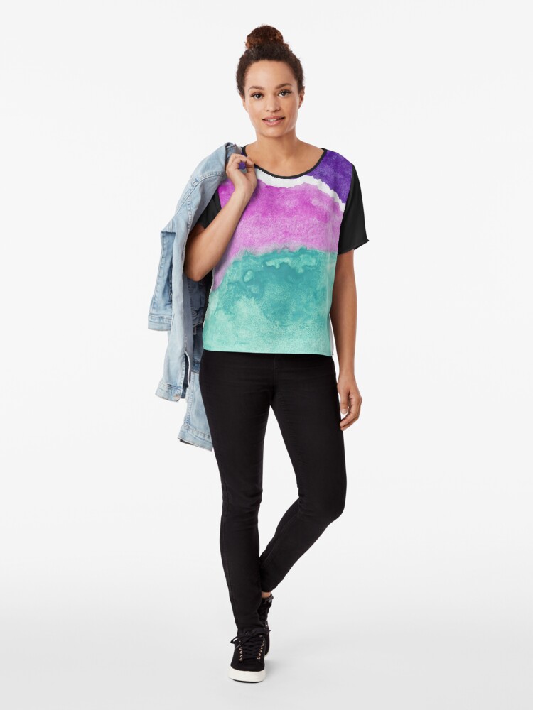 Alternate view of Mermaid Water Chiffon Top