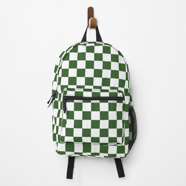 Item preview, a Classy Green and White Checkered Square Pattern designed and sold by ZANGRAM.