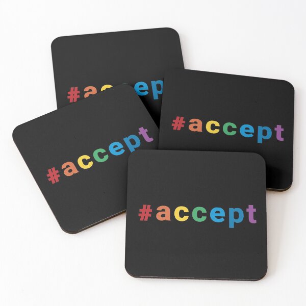 Item preview, Accept hashtag designed and sold by Regenbogenn.