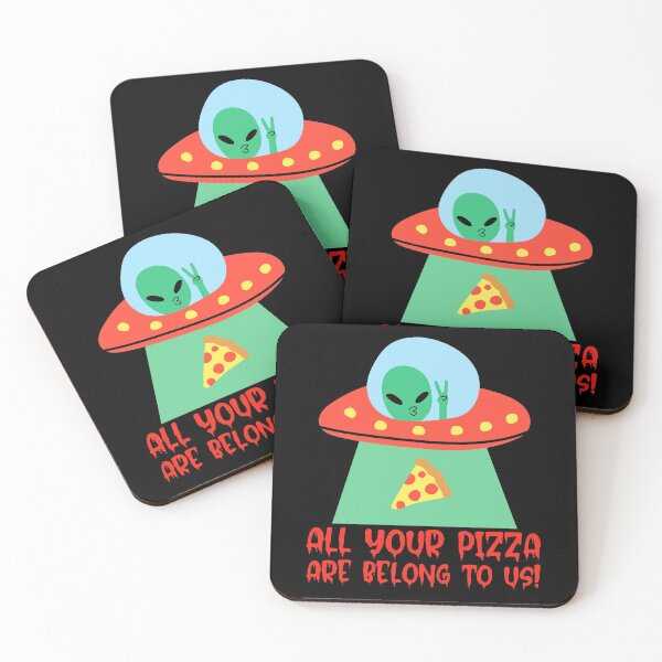 Item preview, All Your Pizza Are Belong To Us! - Alien Abduction designed and sold by alancrapopod.