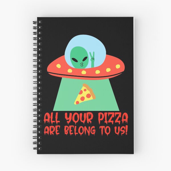 Item preview, All Your Pizza Are Belong To Us! - Alien Abduction designed and sold by alancrapopod.
