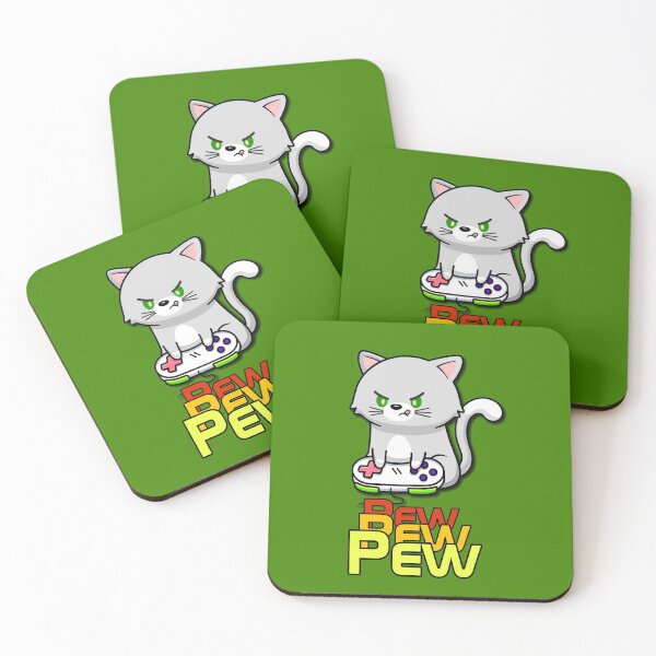 Item preview, Video Gamer Cat Pew Pew Pew Geek Chic designed and sold by Alondra.