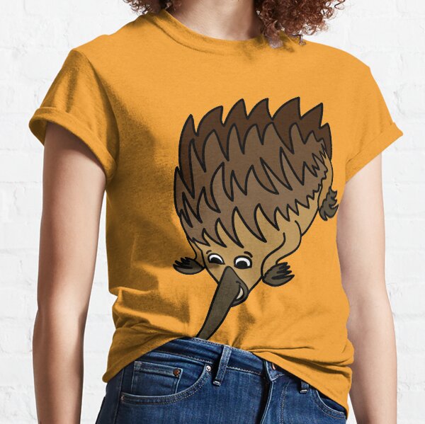 Echidna. Iconic Australian Animal coloured. Classic T-Shirt