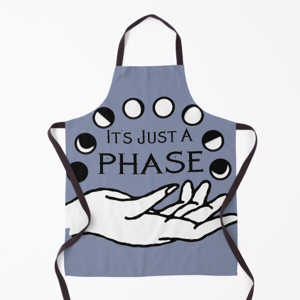 Item preview, It's Just a Phase Moon Phases with Hand designed and sold by Punderstandable.