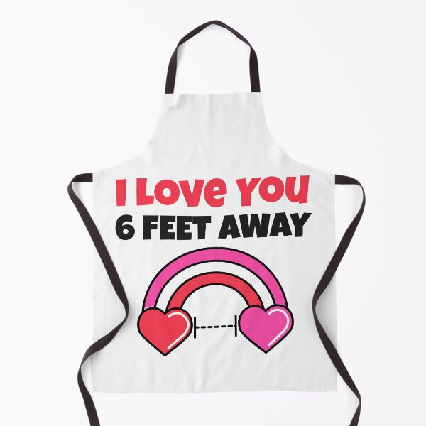 Item preview, I Love You Six Feet Away designed and sold by Wachi-A.