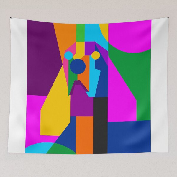 Item preview, Pop Art Doggy Geometric Wpap Style designed and sold by ahmadnusyirwan.