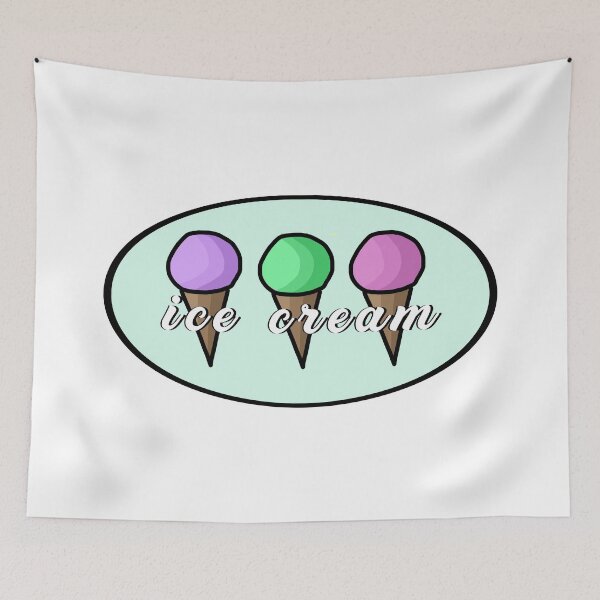 Item preview, Pink, Purple & Green Ice Cream Design designed and sold by Jagged3068.