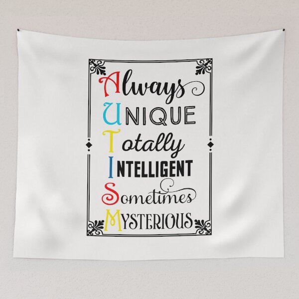 Item preview, Always unique Totally Intelligent Sometimes Mysterious - Autism awareness designed and sold by shivani21061993.