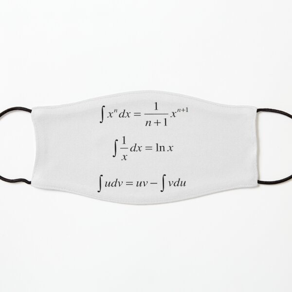 Print, #Integrals, #math, #calculus, #mathematics, Integral, natural, logarithm, naturalLogarithm, exponent Physics Kids Mask