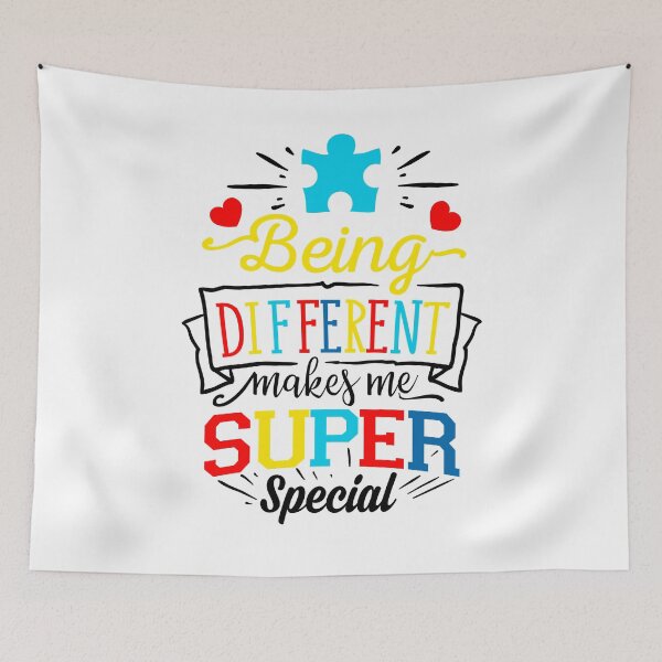 Item preview, Being Different Makes Me Super Special- Autism awareness designed and sold by shivani21061993.