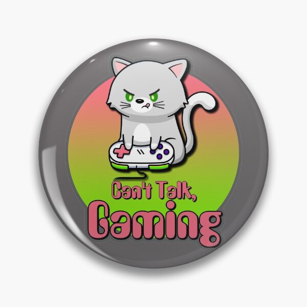 Item preview, Can't Talk, Gaming- Gamer cat designed and sold by Alondra.