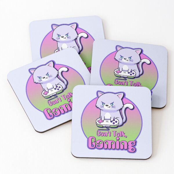 Item preview, Can't Talk, Gaming- Gamer cat designed and sold by Alondra.