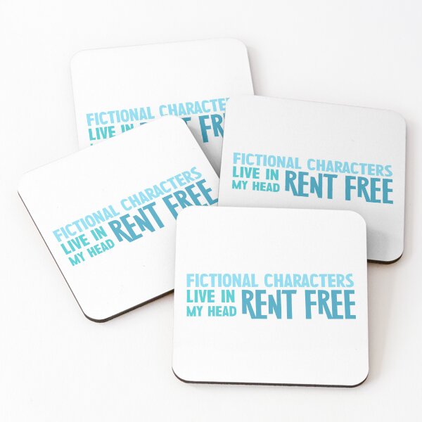 Item preview, Fictional characters live in my head rent free designed and sold by rissidesigns.