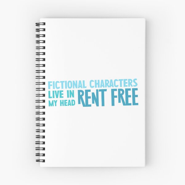 Item preview, Fictional characters live in my head rent free designed and sold by rissidesigns.