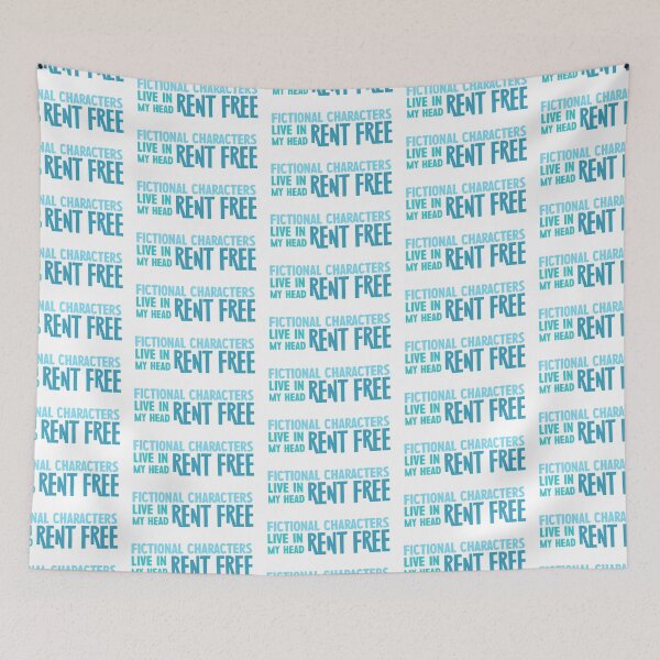 Item preview, Fictional characters live in my head rent free designed and sold by rissidesigns.